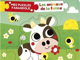 Les animaux de la ferme - Livre puzzle
