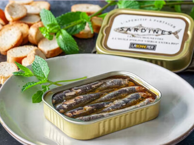Petites sardines à l'huile d'olive vierge extra bio