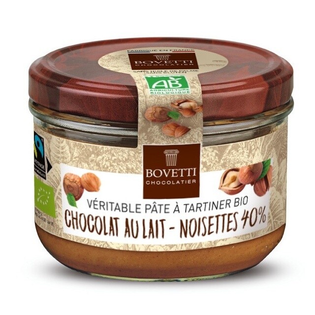Pâte à Tartiner Bio Chocolat Lait - Noisettes