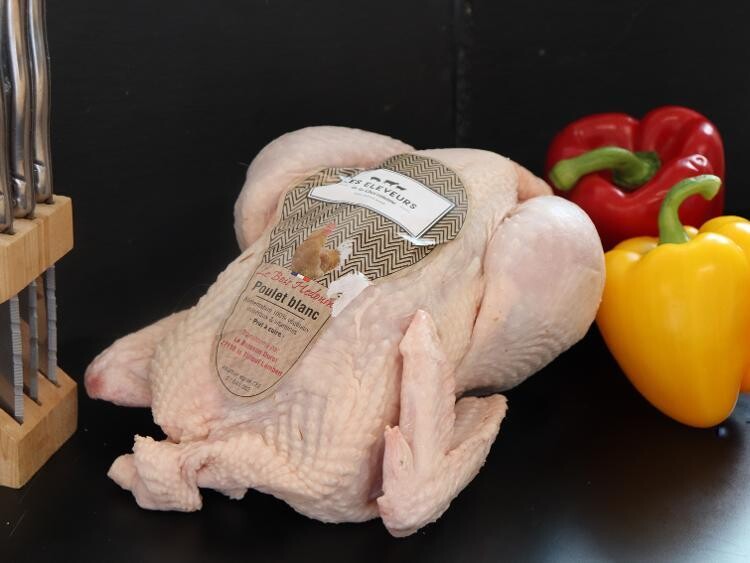 Poulet du Bois Hédouin avec abas