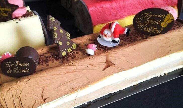 Bûche glacée de la ferme Le Panier de Léonie