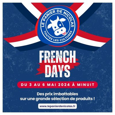 Les French Days ! jusqu&#39;au jeudi 09 mai à 23h59