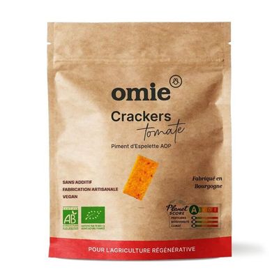 Crackers tomate et piment d&#39;Espelette AOP Omie®