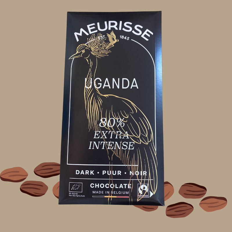 Tablettes de chocolat belge BIO Meurisse