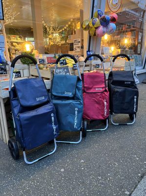 Chariot pliable de courses isotherme