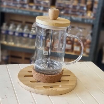 Dessous de plat rond en bambou