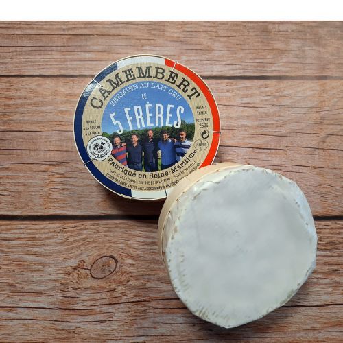 Camembert lait Cru Le 5 Frères