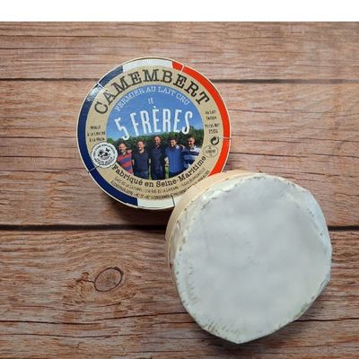 Camembert lait Cru Le 5 Frères