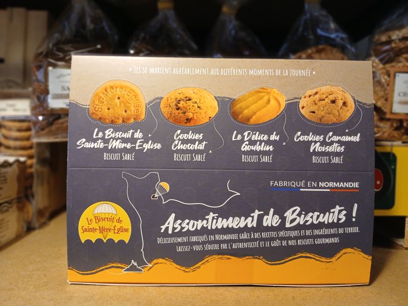 Coffrets de biscuits de Sainte-mère-l&#39;Eglise