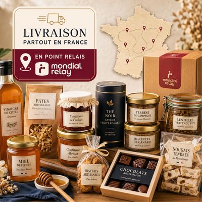 Épicerie &amp; Bazar livrés en France par Mondial Relay