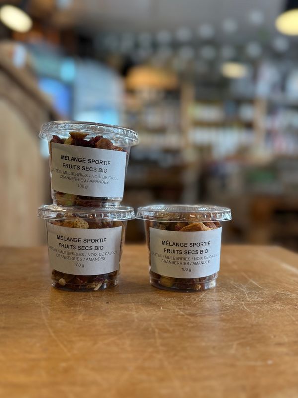 Mélange gourmand de Fruits secs Bio