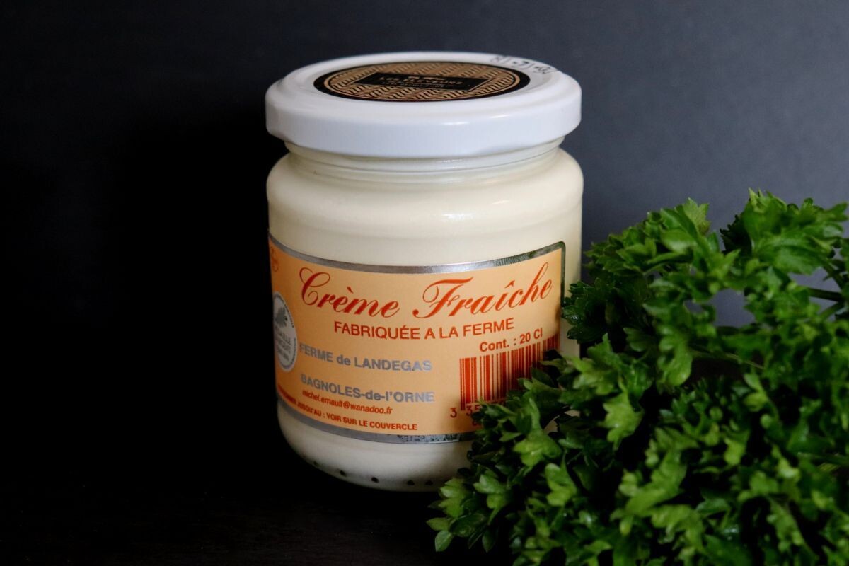 Crème fraîche épaisse fermière - médaille d'Or