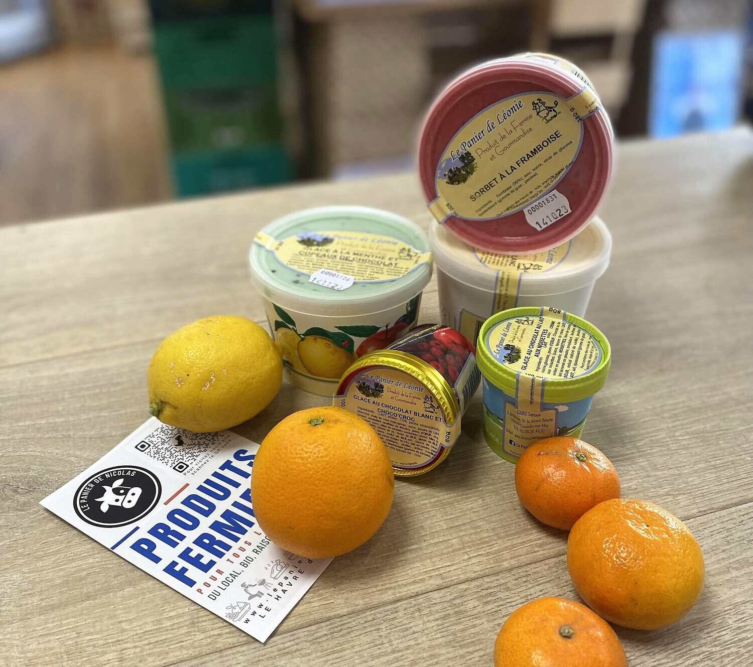 Glaces et Sorbets de la ferme - Pour 1 personne