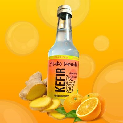 Kéfir Bio, boisson fermentée Citron Verveine