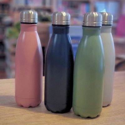 Bouteille gourde isotherme double paroi 350 ml.  Boisson chaude pendant 12 heures