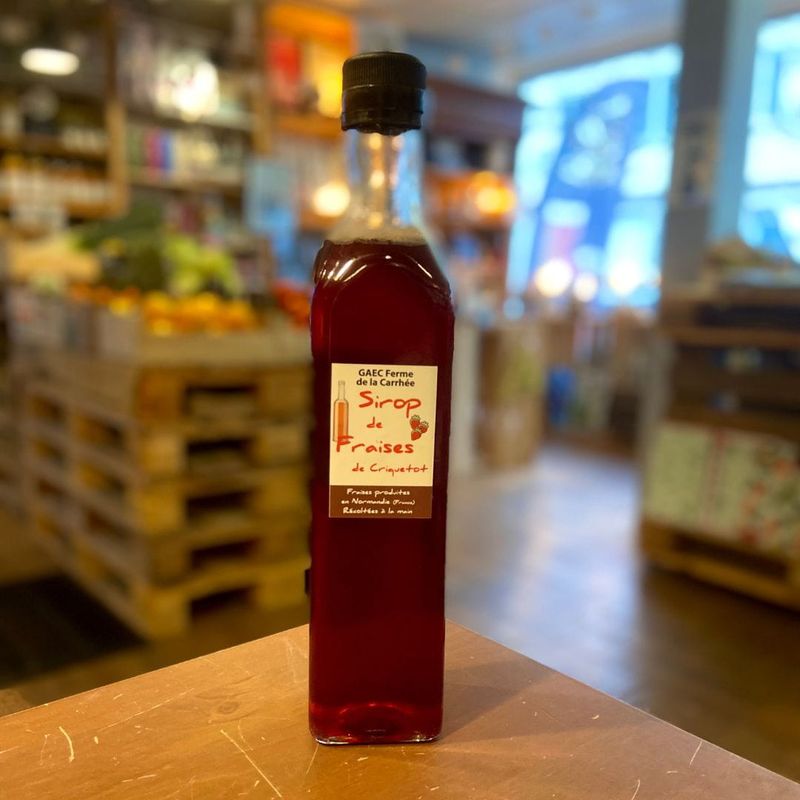 Sirop de fraise de Criquetot