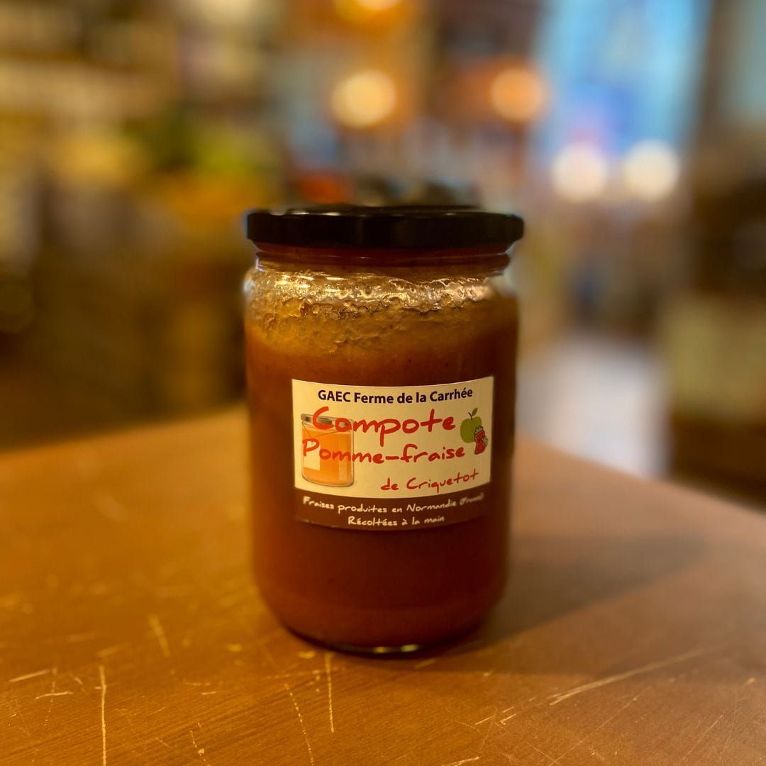 Compote artisanale Pomme - Fraise de Criquetot