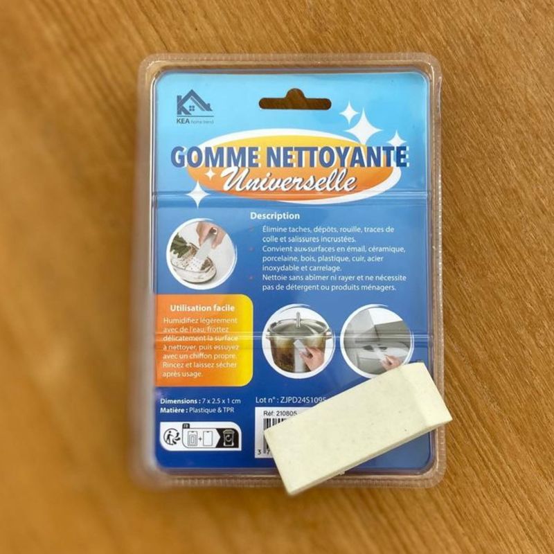 Gomme nettoyante multi surfaces