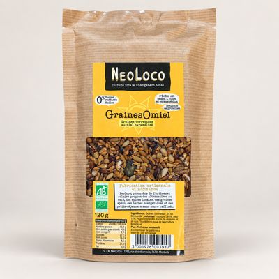 Tablette Graines torréfiées au miel caramélisé