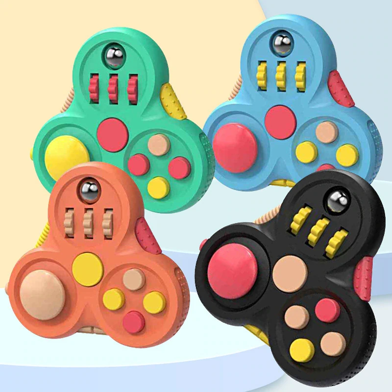 Relieve Stress Rotating Fidget Spinner Right at Your Fingertips, For Kids or Adults, Fidget Spinner Cube