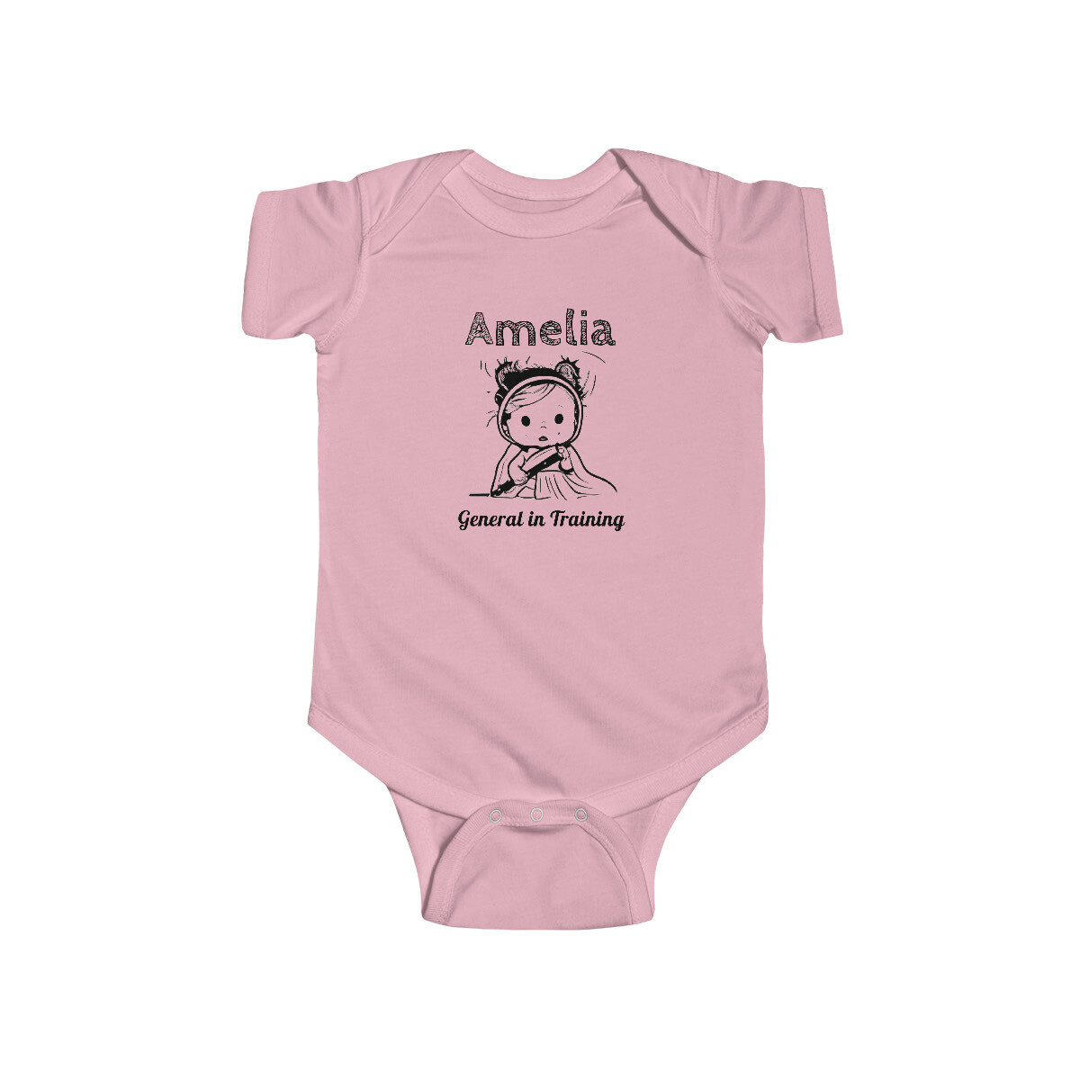 Princess Leia Star Wars - General In Training Custom Name (Baby to Adults)