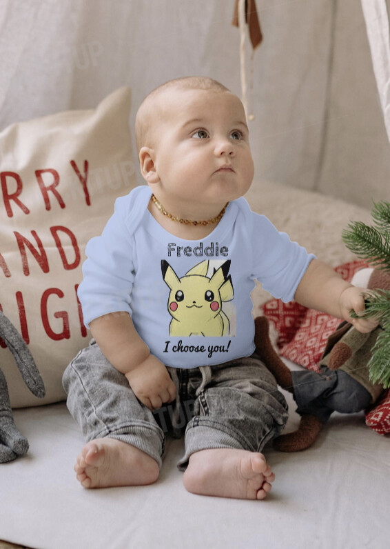 Pikachu I choose you - Custom Name (Baby to Adults)