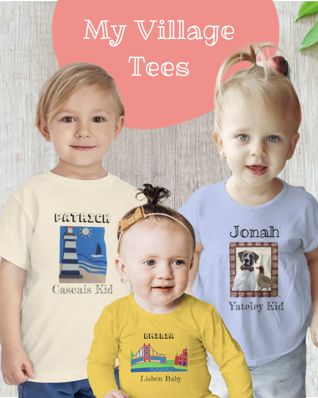 My Village Tees - Represent where you’re from and where you live Custom Name (Baby to Adults)