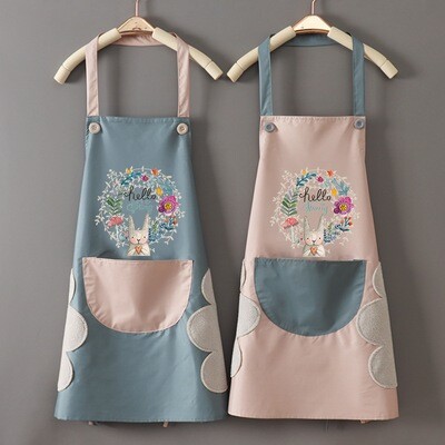 Beautiful waterproof and oilproof women's kitchen apron