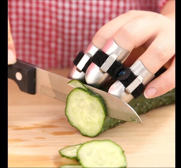 Artefato anti-corte de aço inoxidável para proteger os dedos Artefato anti-corte de aço inoxidável para proteger os dedos