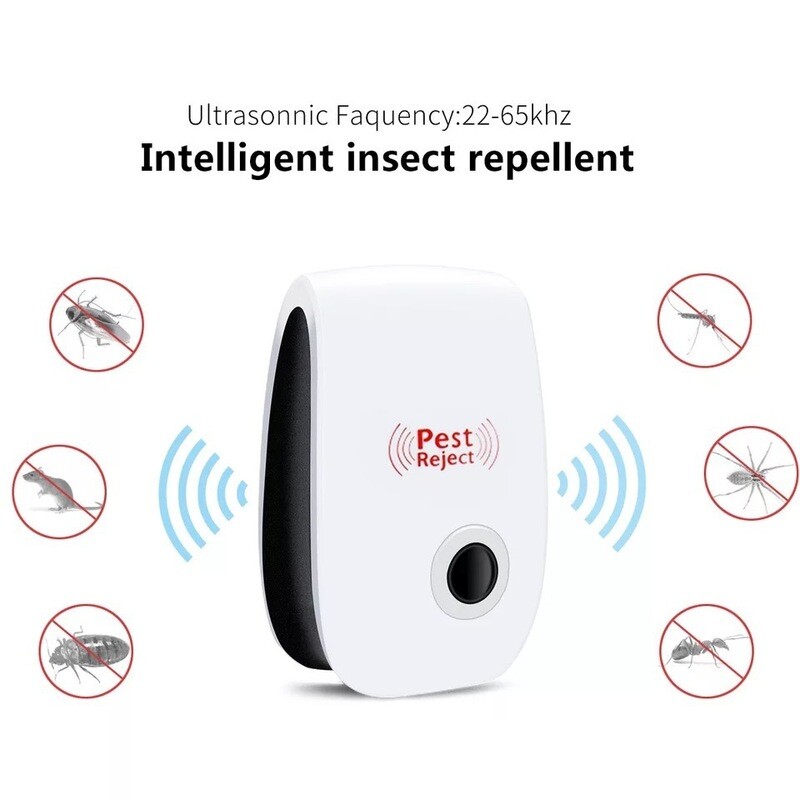 Repelente eletrônico ultrassônico de ratos para uso doméstico e ecológico; Repelente de mosquitos e repelente de baratas Repelente eletrônico ultrassônico de ratos para uso doméstico e ecológico; Repelente de mosquitos e repelente de baratas