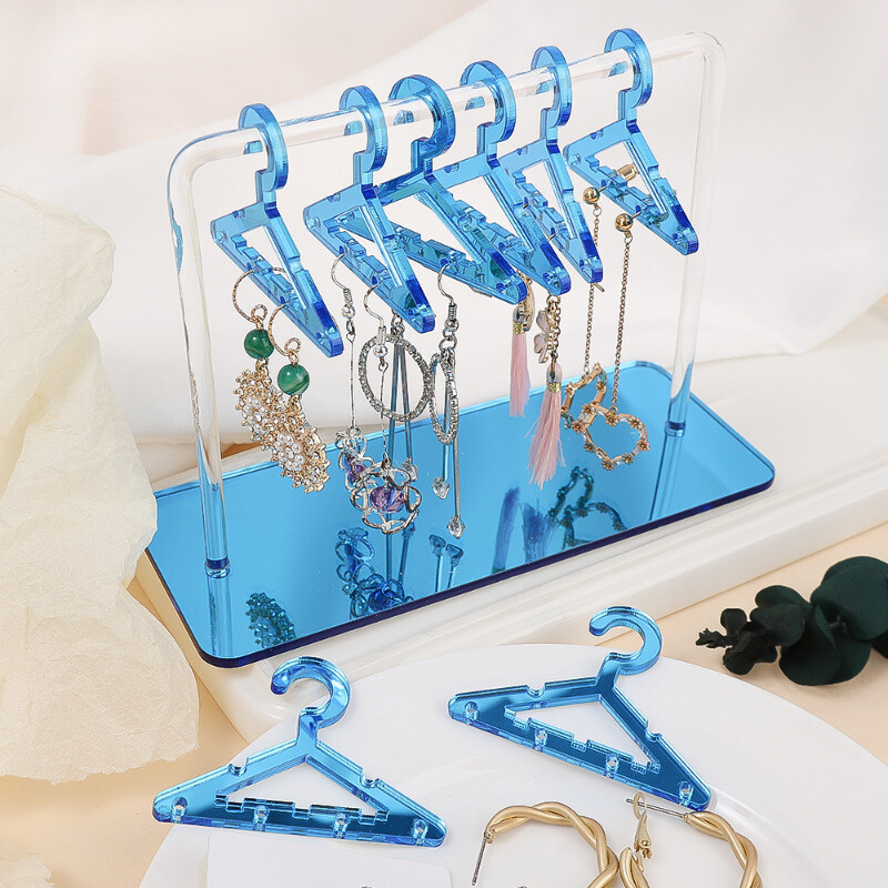 Hanging Personalized Earring Holder Acrylic Costume Frame Earrings Storage Display Rack Hanging Personalized Earring Holder Acrylic Costume Frame Earrings Storage Display Rack