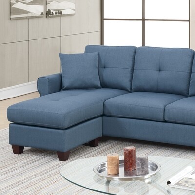 2-PCS SECTIONAL in Blue