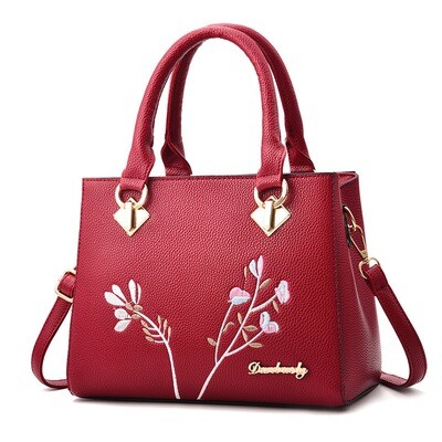 2022 new fashion handbags small single shoulder bag handbag bag bag all-match simple Han Banchao, Color: Wine red