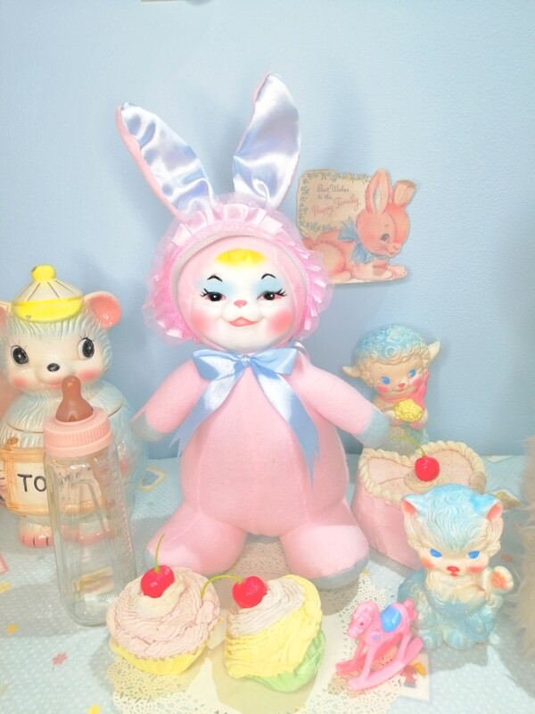 Pink & Blue Molly Cottontail 
