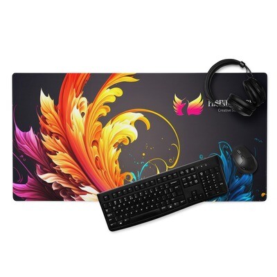 Flow State Game Pad by Phoenix on Fire | Large gaming mouse pad (36"x18")