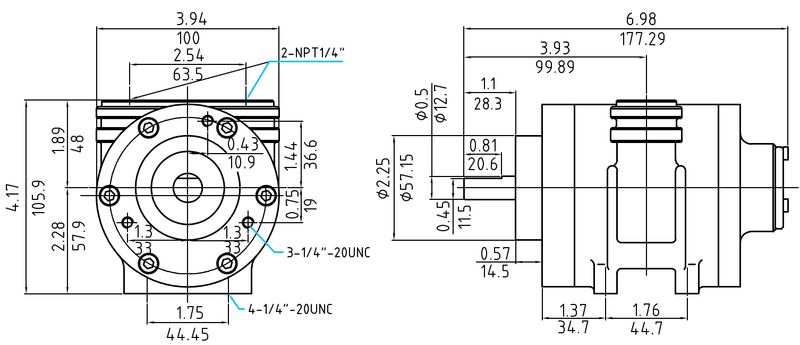 Motor Neumático HXNL42