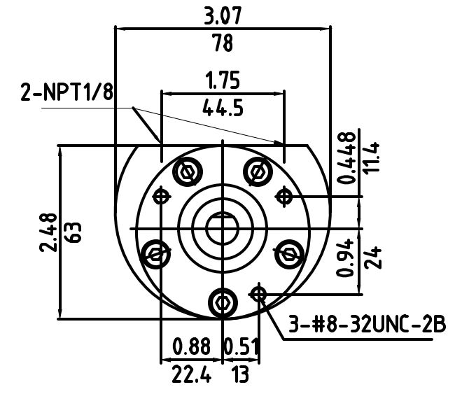 Motor Neumático HX1AM-VF-S-113
