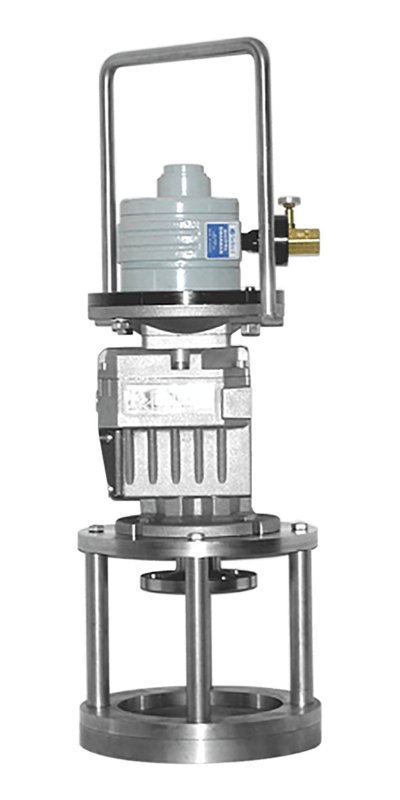 Agitador de servicio pesado con brida de montaje para tanque tipo tote ASC-TD