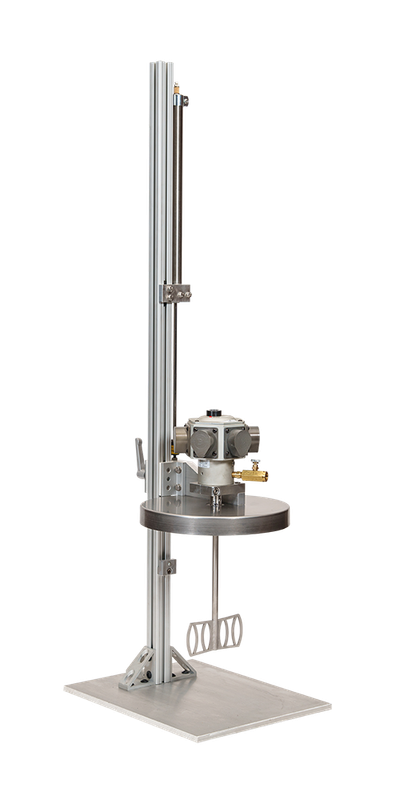 Agitador de pedestal de aluminio con elevador RR-SM-5-PC-A-E