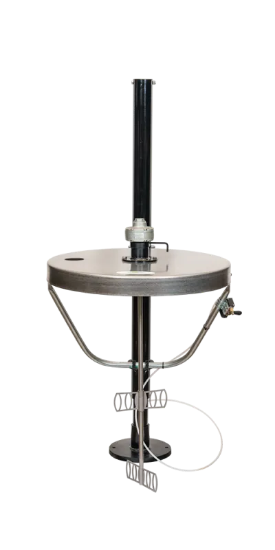 Agitador con cubierta de tambor y elevador ASC-5-8-55-P-SSC-E