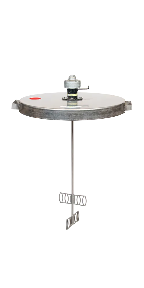 Agitador con cubierta para tambor ASC-5-8-55-P-SSC