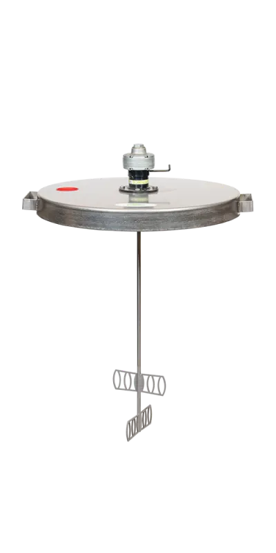 Agitador con cubierta para tambor ASC-5-8-55-P-SSC