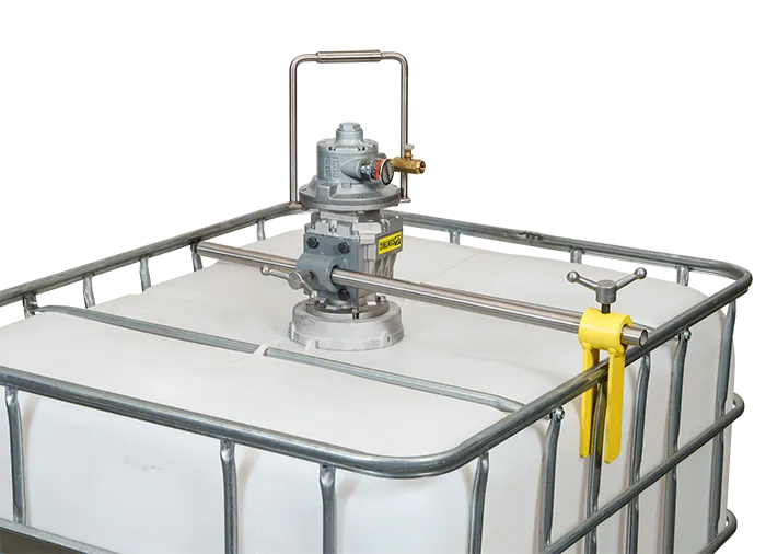 Agitador de servicio pesado para tanque tote de plástico ASC-TBV