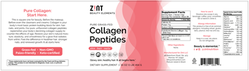 Zint Grass Fed Collagen Peptides 1lb