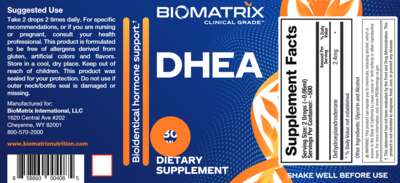 BioMatrix Clinical Grade DHEA