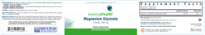 Seeking Health Magnesium Glycinate Powder