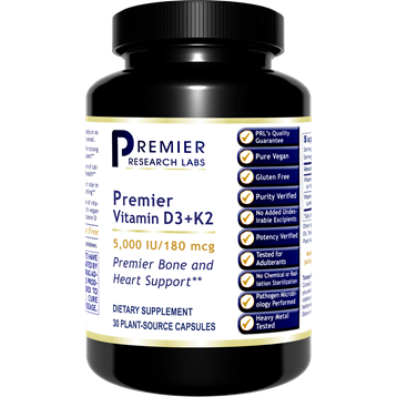 Premier Research Labs Vit D3/K2 Capsule Premier Research Labs Vit D3/K2 Capsule