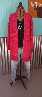 The Hot Pink Cardigan