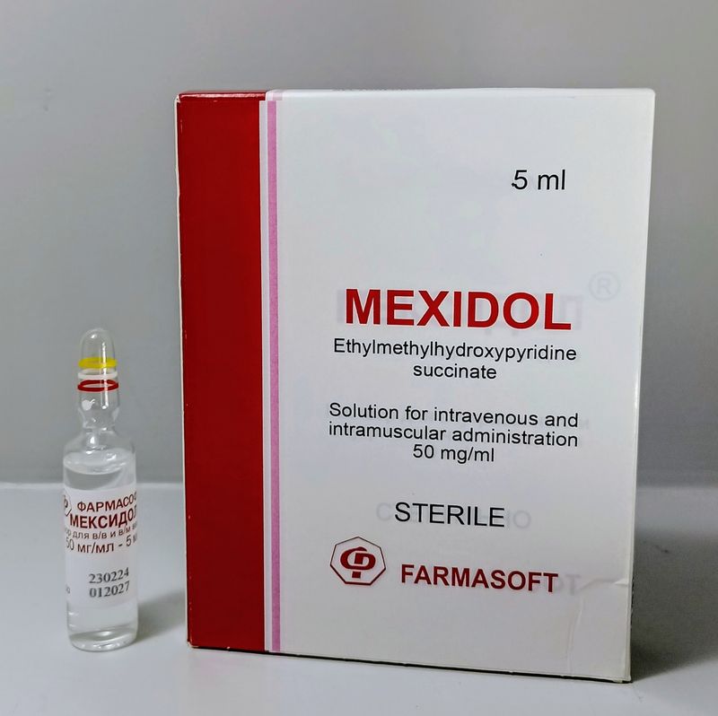 Mexidol 1 Bottle 5ml-50mg/ml Anti Aging, Immune Boost, Recovery