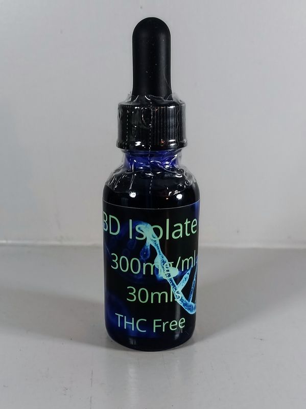 CBD Oil Isolate - 300mg/ml-30ml Bottle